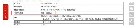 對應型號的具體參數